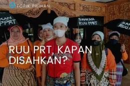 ilustrasi: Belasan PRT di Semarang. (Diolah kompasiana dari foto: KOMPAS.COM/Titis Anis Fauziyah)