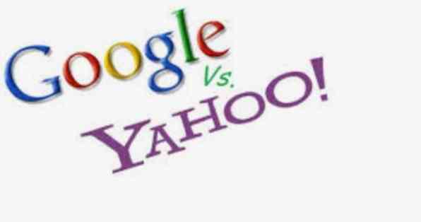 Ilustrasi Google vs Yahoo/sumber: curvearrocom