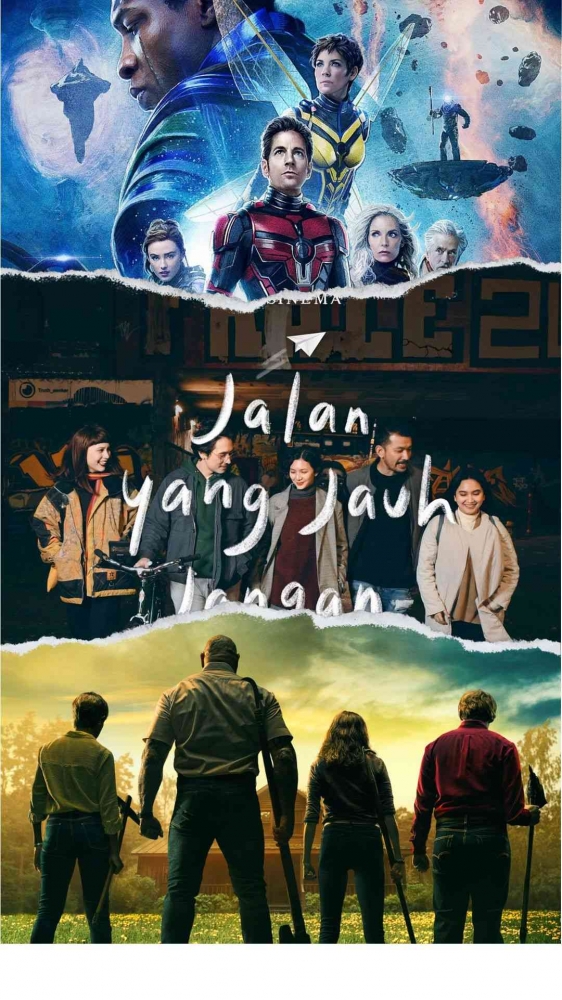 Ant Man and The Wasp: Quantumania/Jalan yang Jauh Jangan Lupa Pulang/Knock at the Cabin. Foto: IMDb