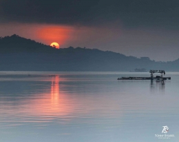 Salah satu spot memotret sunrise di Lampung.| Sumber: dokumentasi pribadi