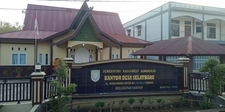 Kantor Kepala Desa Selatbaru, Kecamatan Bantan (Dokumen pribadi)