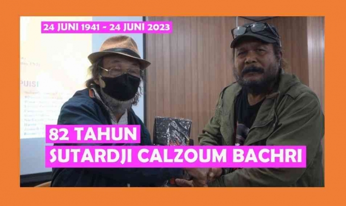Menjelang Peringatan 82 Tahun Sutardji Calzoum Bachri. Foto: Isson Khairul
