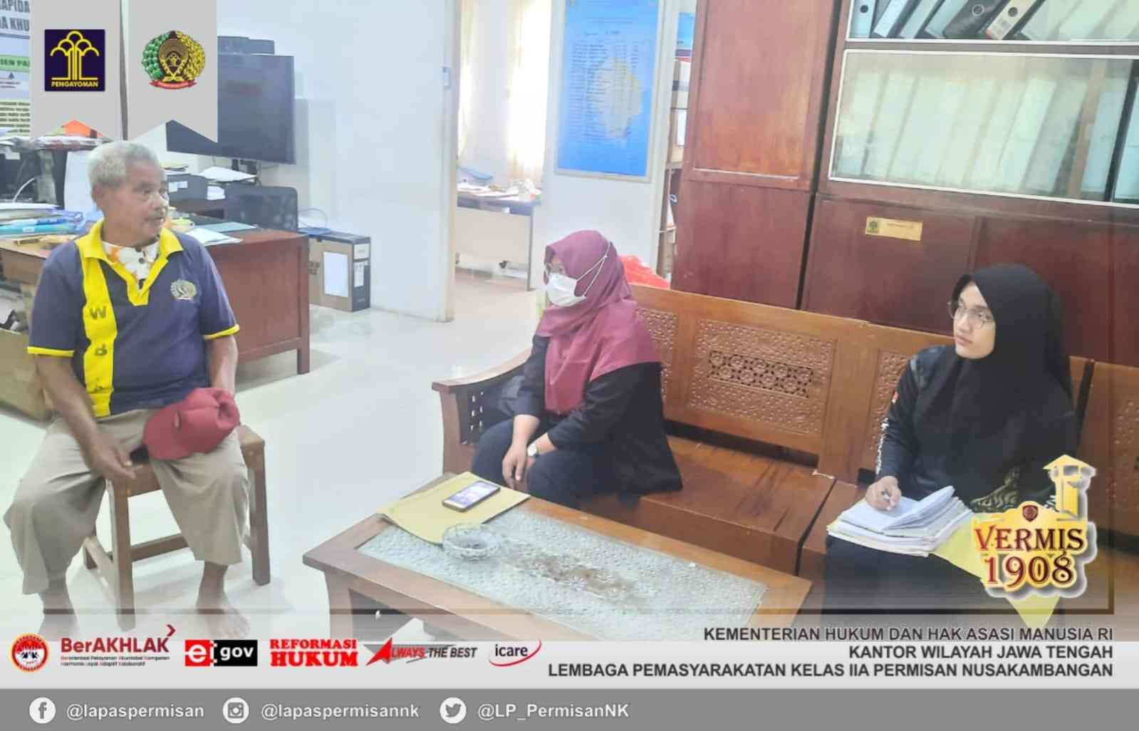 Litmas Perubahan Pidana Lapas Permisan Nusakambangan Satu WBP Lansia ...