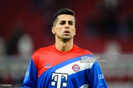 Joao Cancelo was in his first game at Bayern Munich (Photo by Helge Prang - GES Sportfoto via Getty Images)