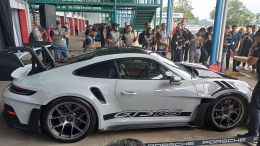 Launching Porsche GT3 RS bersama para Media (dokpri)