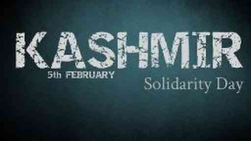 Poster tentang Hari Solidaritas Kashmir. | Sumber:  geopolitika.ru