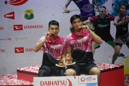 Pasangan ganda putra badminton Indonesia Leo/Daniel (Sumber foto: PBSI)