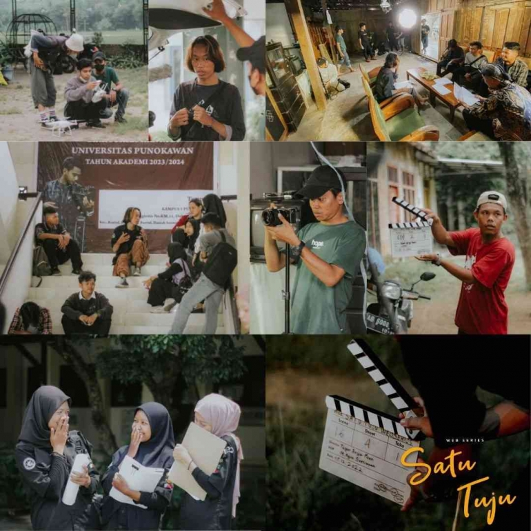 Dokumentasi proses shooting Satu Tuju - Foto: Cevin Denis Permana