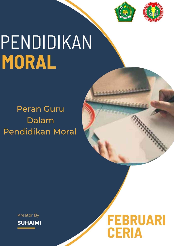 Cover Pendidikan moral Februari ceria (dokpri)