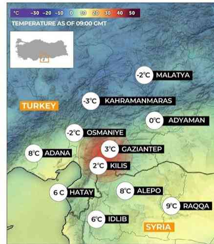 Cuaca dingin di tempat bencana (dok.aljazeera)