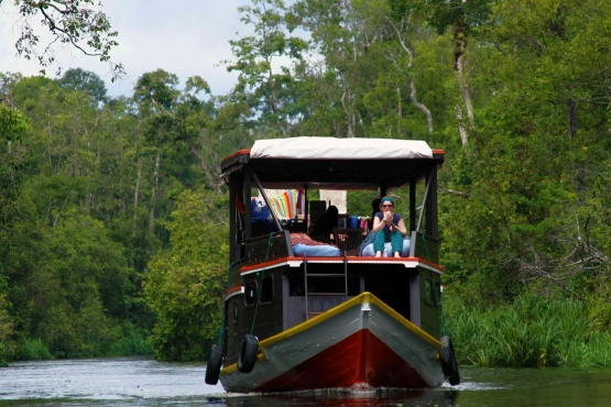 Panorama magis sungai Sekonyer dalam balutan hutan hujan tropis Kalimantan.  | Dok Pribadi