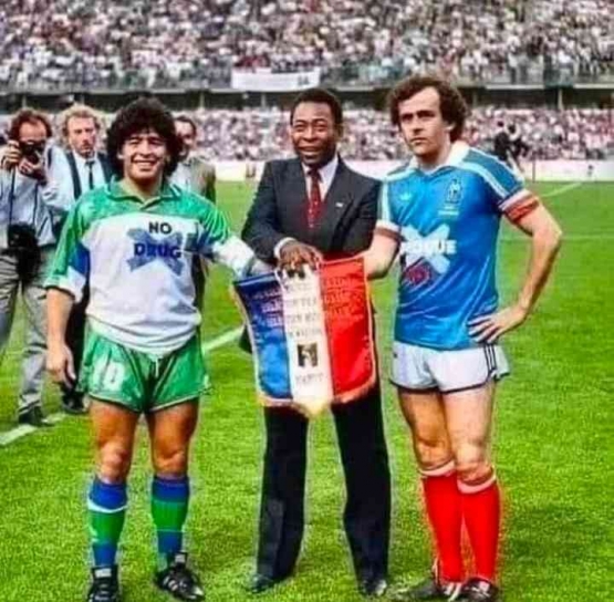 Maradona, Pele, dan Platini/dokpri