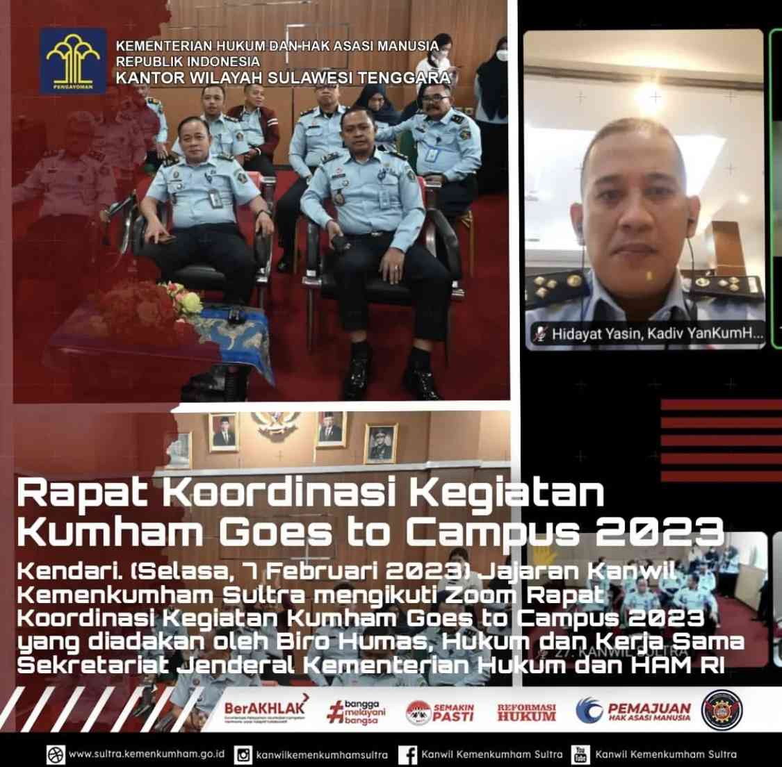 Kemenkumham RI Gagas Kumham Goes To Campus 2023, Simak Agendanya ...