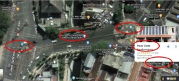 Cagar budaya di kawasan Pasar Gede (Tangkapan layar GoogleMaps)
