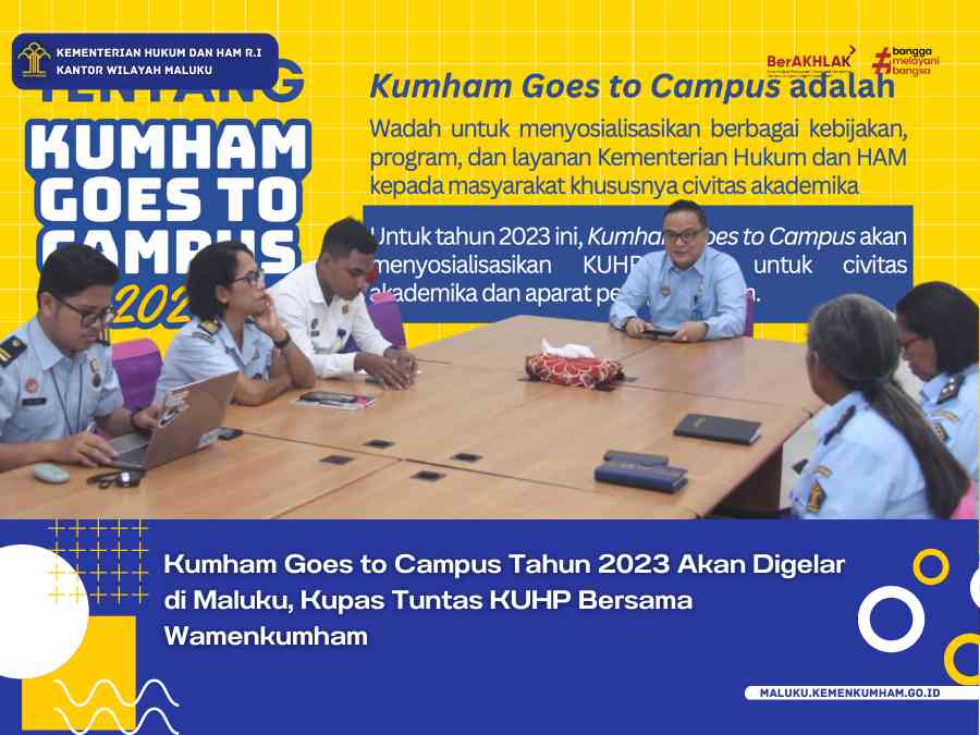 Kumham Goes To Campus Tahun 2023 Akan Digelar Di Maluku, Kupas Tuntas ...