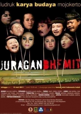 Poster Juragan Dhemit. Sumber: Karya Budaya