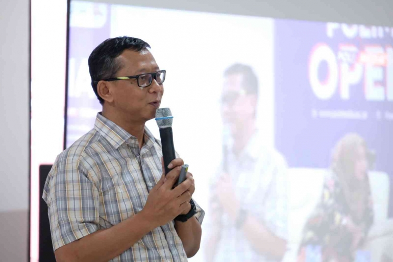 Sekretaris Eksekutif SNPMB, Kemendikbudristek RI Bekti Cahyo Hidayanto (dok. Humas Polimedia)