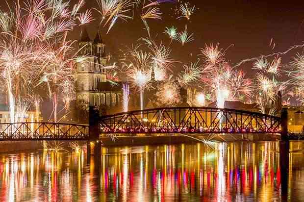 Magdeburg Silvester 2013 Foto: Andreas Lander