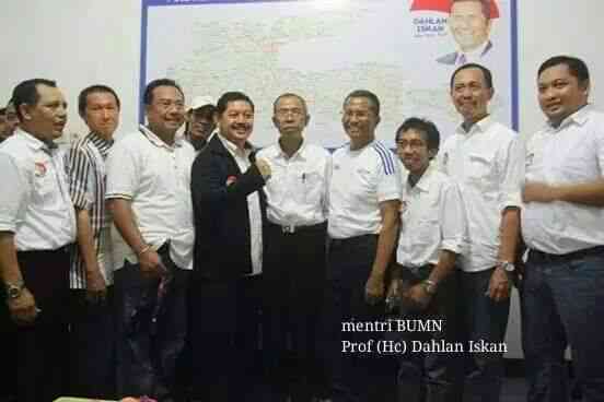 Bersama Dahlan Iskan tahun 2014, RDI (Dok. Yitno)