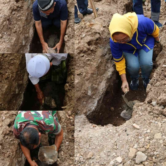 Peletakan Batu Pertama Pembangunan Mushola Ar Rahman 2 Cianjur (Dok. Pribadi)