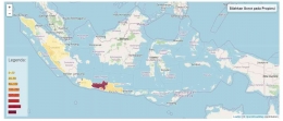 Persebaran LSD sampai tanggal 10 Februari di Indonesia (Sumber: Kementerian Pertanian)