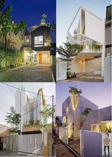 Linaya community living, Trow House, Ster House, The Twins by Delution (delution.co.id)