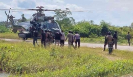 Evakuasi warga oleh TNI-Polri (Dokpri)
