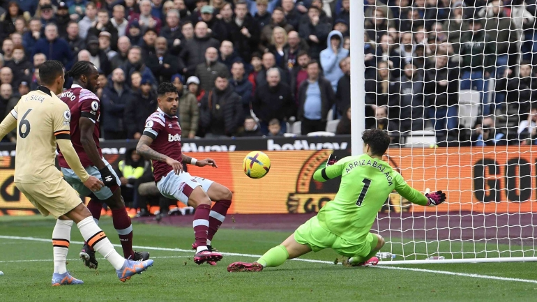 West Ham United vs Chelsea 1-1. Foto: Twitter @WestHam.