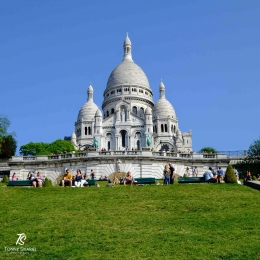 Basilika Sacre Coeur- Montmartre, Paris.| Sumber: dokumentasi pribadi