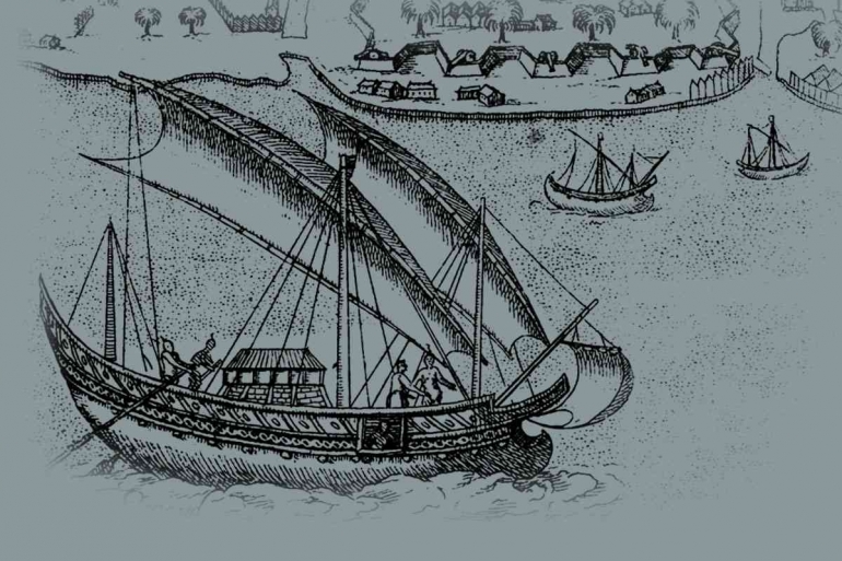 Kapal Jung Jawa yang dapat melayani pelayaran antar benua pada masa lalu (sumber: wikipedia.org)