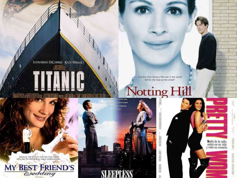 Kolase poster 5 film paling romantis sepanjang masa. Sumber: IMDb / www.imdb.com