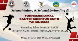 Spanduk Turnamen Sanhub Cup II (dok.pribadi)