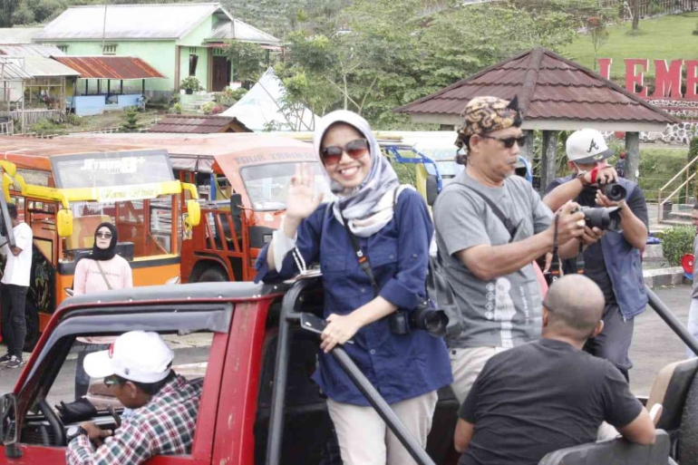 Titik pemberangkatan Jeep Wisata Serang/Foto: Dokumentasi pribadi