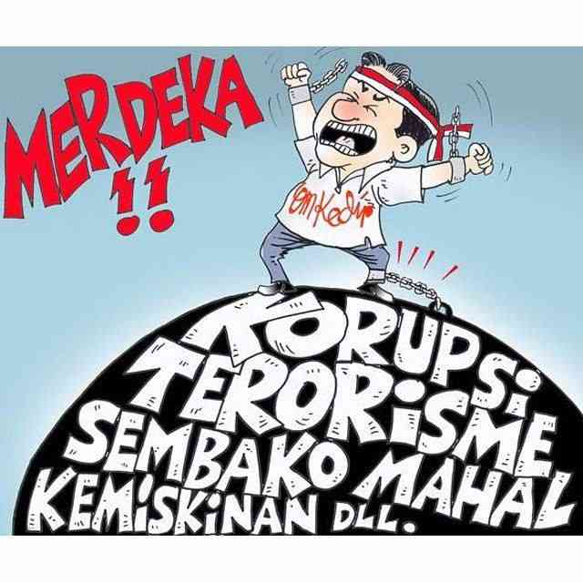 Karikatur Korupsi(instagram.com/politikcb)