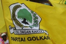 Bendera Partai Golkar| Dok Kompas.com/Hamzah