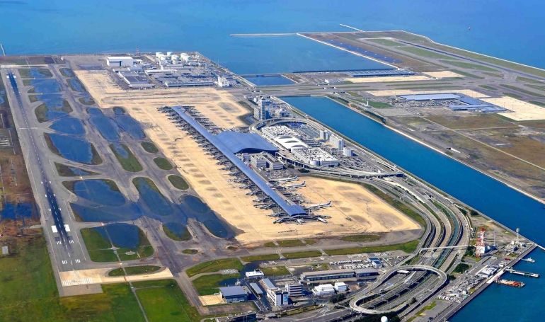 Bandara Internasional Kansai, Osaka-Jepang. Sumber: Bloomberg/www.how2shout.com