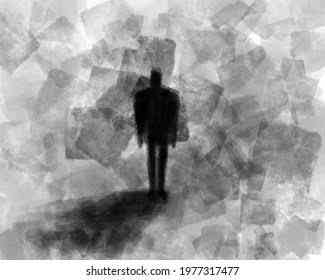Image https://www.shutterstock.com/id/search/abstract-loneliness