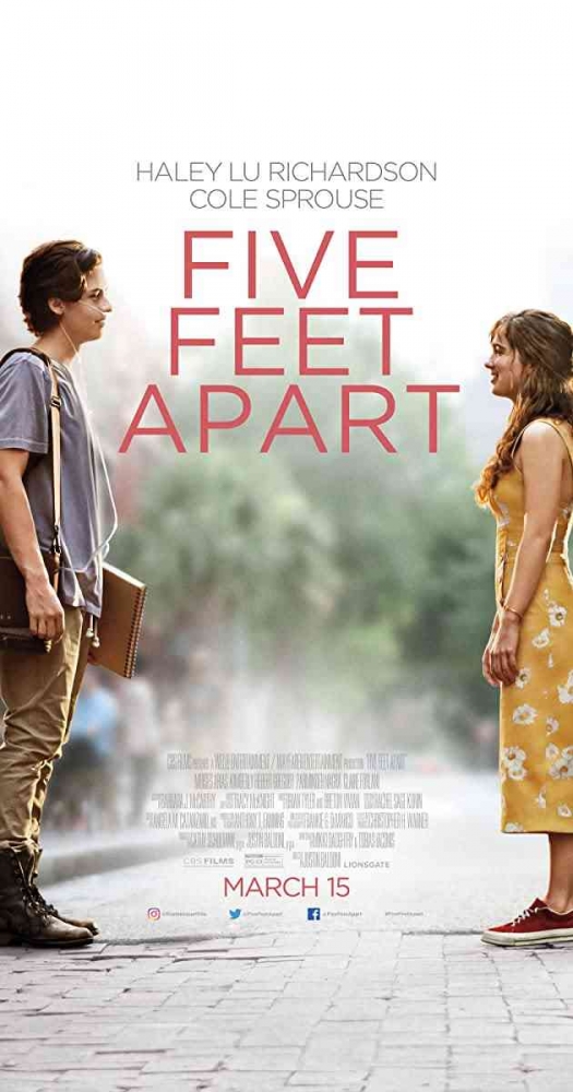 Poster resmi film Five Feet Apart (sumber foto : IMDb)