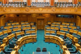 debating chamber: Nz parliament