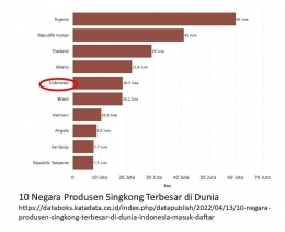 Indonesia, produsen singkong peringkat lima tingkat dunia (databoks.katadata.co.id)