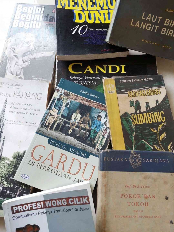 Buku-buku lawas/Foto: Hermard