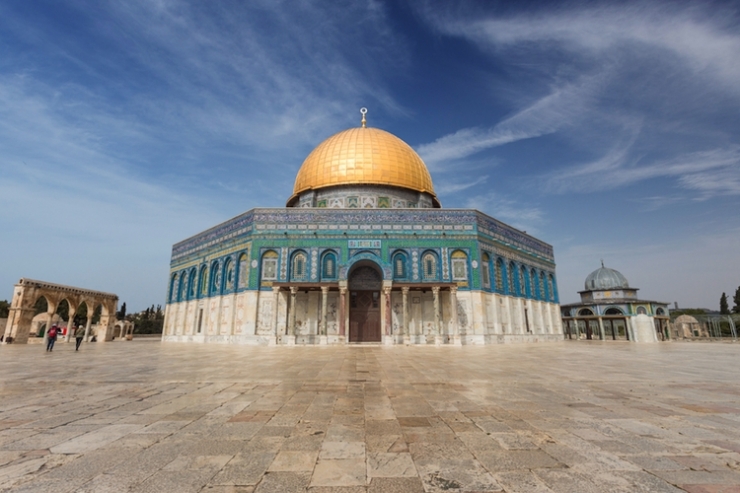 Masjid Al Aqsa, salah satu tempat yang disinggahi Nabi Muhammad SAW dalam peristiwa Isra Miraj. Sumber: Shutterstock via Kompas.com
