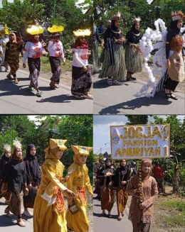 Mempresentasikan budaya Minahasa, papua, Minangkabau dan Yogyakarta (dokpri IYeeS) 