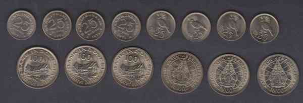 Koin Rp 25 1971 dan koin Rp 100 1978 dalam kondisi mulus atau lustre (Dokpri)