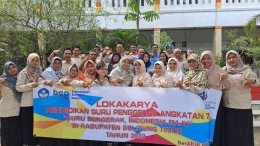 Lokakarya 2 Pendidikan Guru Penggerak Angkatan 7 Kab. Belitung Timur di SMA Negeri 1 Manggar/Dokumentasi pribadi 