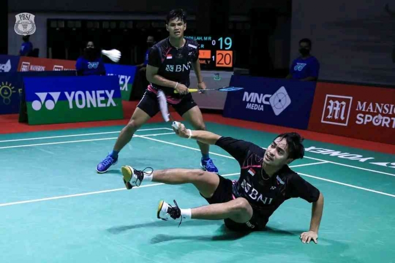 Rahmat/Rayhan (Foto PBSI/Badminton Indonesia) 