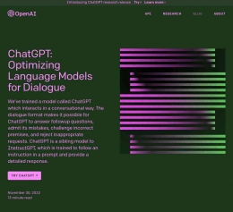 Ilustrasi tangkapan layar OpenAI ChatGPT (Dokumentasi pribadi)