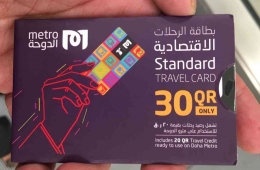 Tiket Doha Metro. (Foto: Dokumentasi Pribadi)