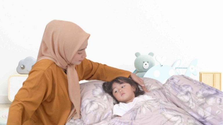 Ilustrasi: Sleep Training Anak [Doc: Rabiatul Adawiyah / PT Rumbaka]