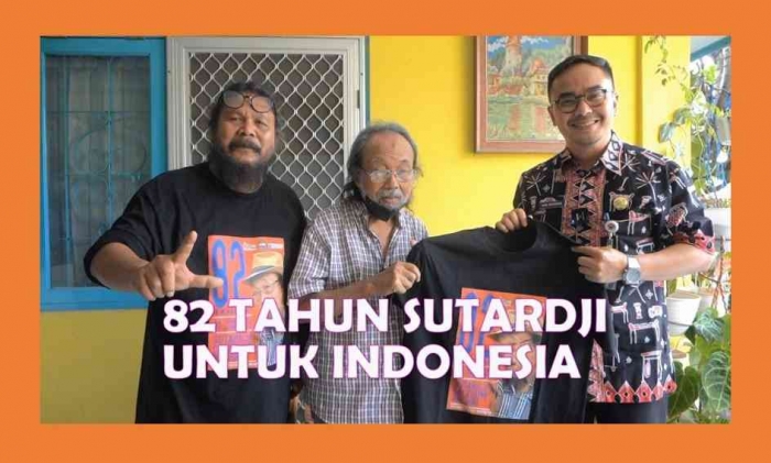 82 Tahun Sutardji, Presiden Penyair Indonesia. Foto: Isson Khairul